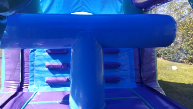 Blue Green Obstacle Course Donegal Bouncy Castles